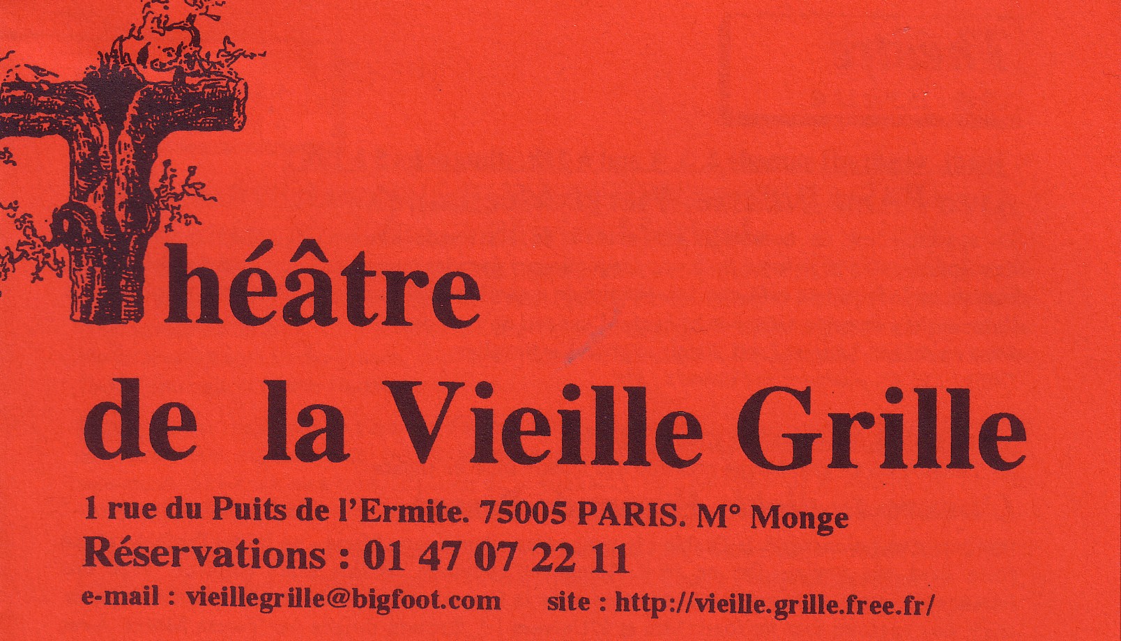 Théâtre de la Vieille Grille 2002
